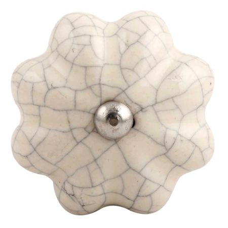 Cream Melon Crackle Ceramic Wine Stopper